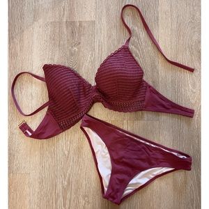 Plum Bikini Swimsuit 👙